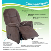 Fauteuil Releveur Relaxation Bergame velours