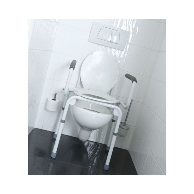 Chaise-toilette percée fixe
