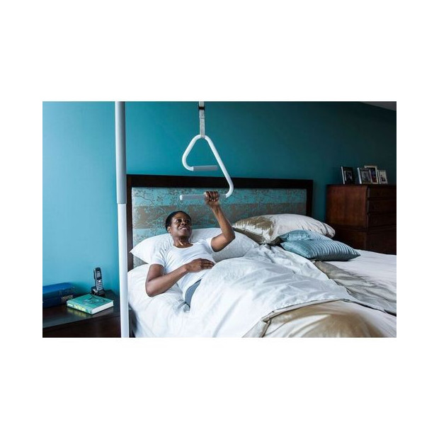 Potence de lit avec triangle pour lit rotatif - Lits médicalisés