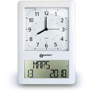 Horloge / Calendrier LED - Date - 4 chiffres 12,5 cm - Sur secteur