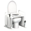 chaise blanche releveur wc électrique Supra avec 2 vérins