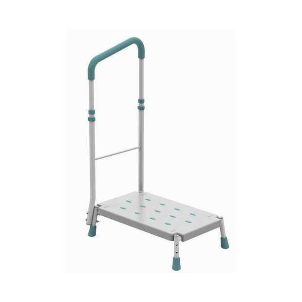 KAVIL Marchepied avec poignée pour lits âgés, marches pour lits hauts,  rails de chevet de sécurité pour adultes, aide les personnes âgées à  prévenir les chutes (181,4 kg) (bleu) : : Hygiène