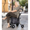 Rollator de course Carlett 800 Comfort avec assise et dossier rembourrés