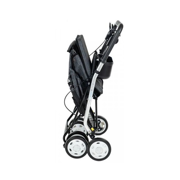 Rollator de course Carlett 800 Comfort pliable facilement