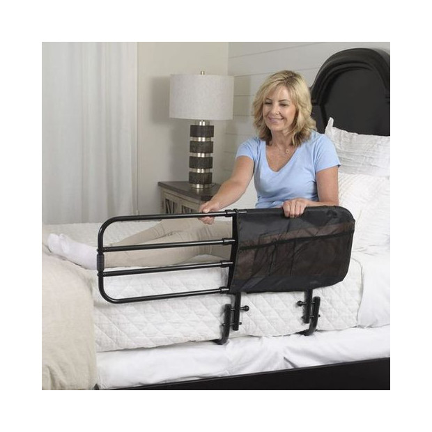 Barrière de lit auto-manoeuvrable utilisée sur lit classique