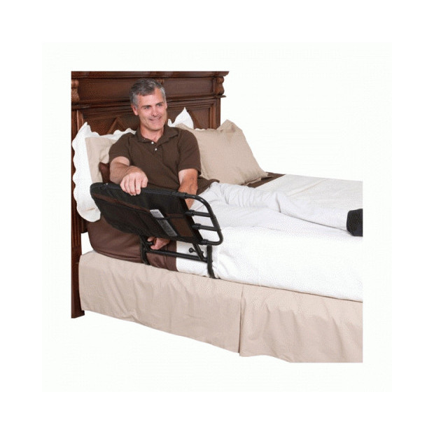 Rails de lit réglables, barre d'assistance au lit avec poche de