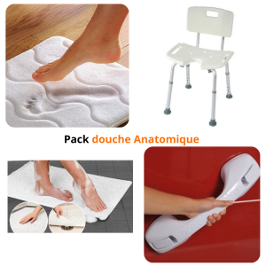 Pack DOUCHE Anatomique avec 4 produits indispensables pour aménager sa douche