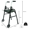 Dimensions Rollator 2 roues Modulo