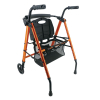 Rollator 2 roues neo classic assise relevable et grand sac