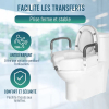 avantages du rehausseur de toilettes avec accoudoirs