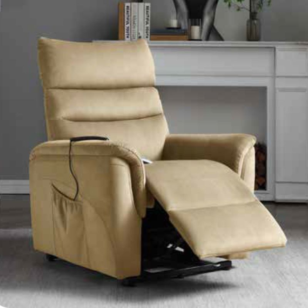 fauteuil releveur munich 2 moteurs en coloris beige