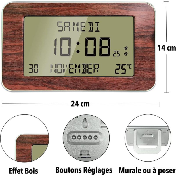 Horloge & Calendrier automatique Senior